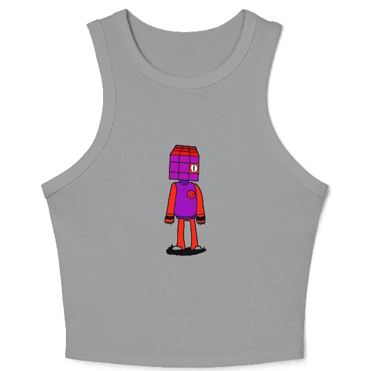 the magic cube Crop Tank Top