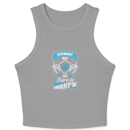 Month Of Birth Age Congratulations Surprise Crop Tank Top