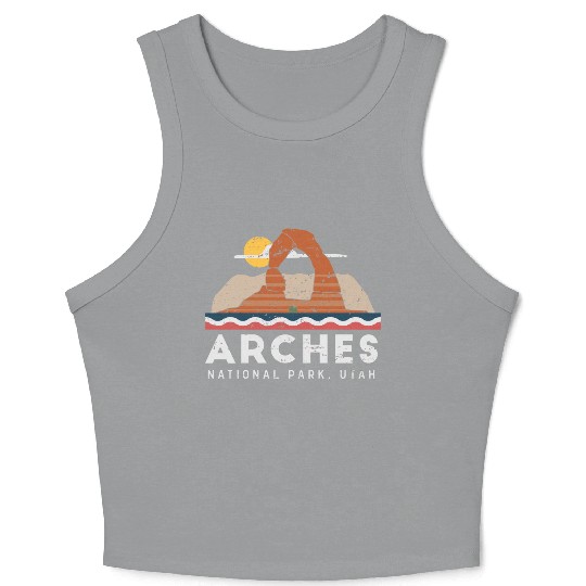 Arches National Park T Crop Tank Top