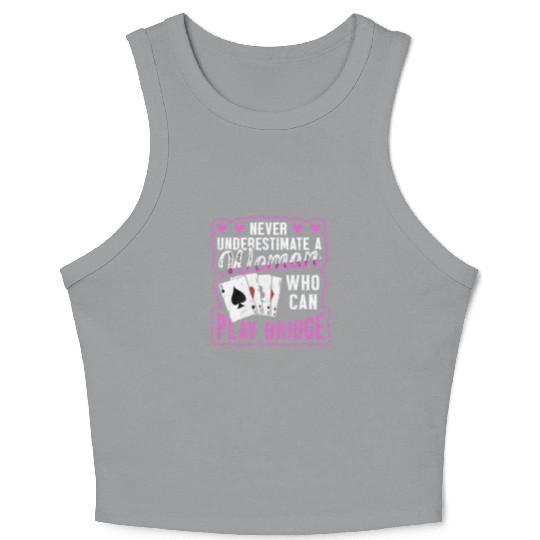 Bridge Design for a Bridge Lady Crop Tank Top