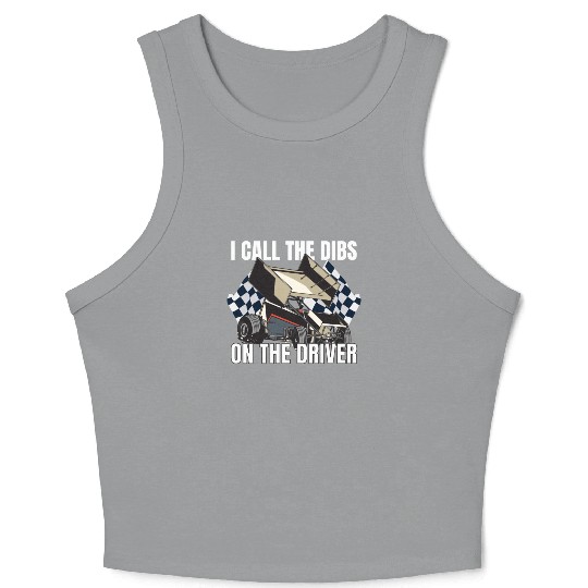 Sprint Car Mom Dirt Track Racing Racing Race Day Crop Tank Top