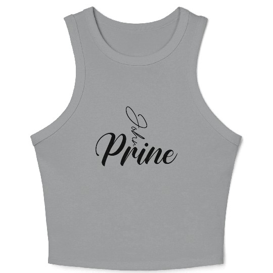 John Prine Crop Tank Top