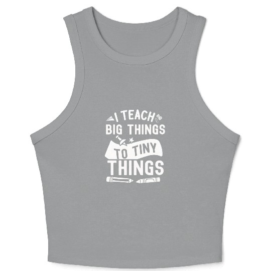 Teacher Crop Tank Top