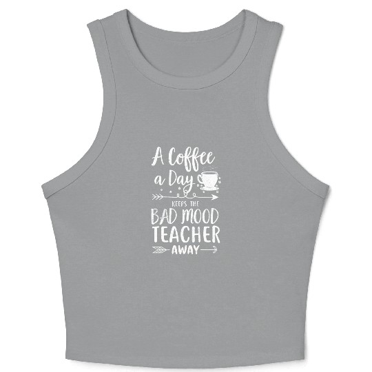 Teacher Crop Tank Top High School Teacher Training