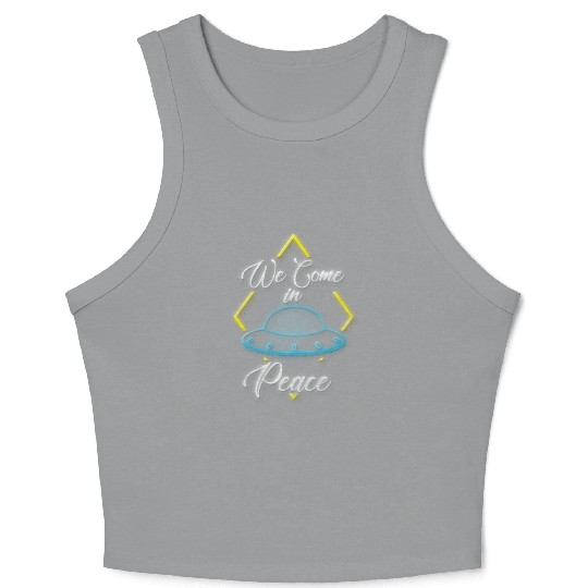 Retro Disco Colorful Old School Crop Tank Top
