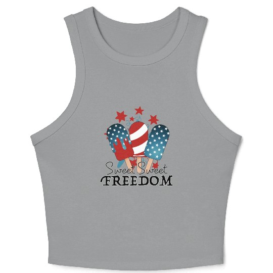 Sweet Sweet Freedom Crop Tank Top