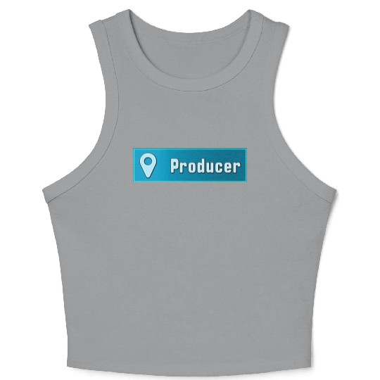 Best Selling Music Producer Design Crop Tank Top