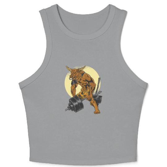 MUSCLE MINOTAUR Crop Tank Top