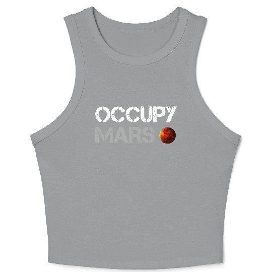 OCCUPY MARS Crop Tank Top