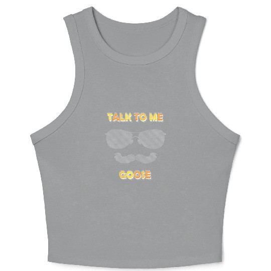 Talk To Me Goose Crop Tank Top