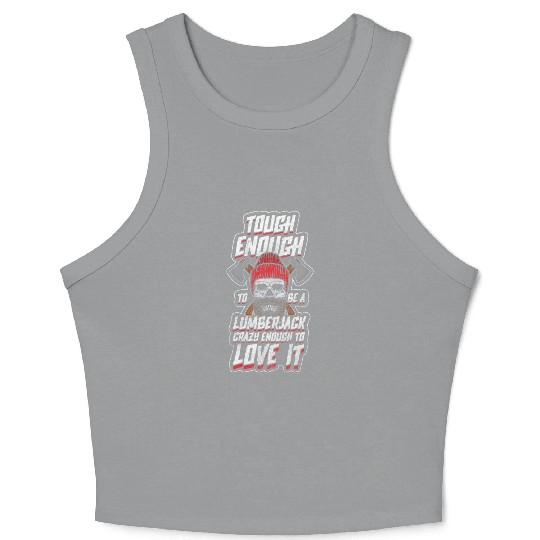 Forest Ax Chainsaw Crop Tank Top