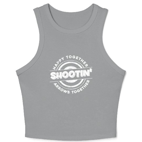 Archery Archer Bowman Crop Tank Top