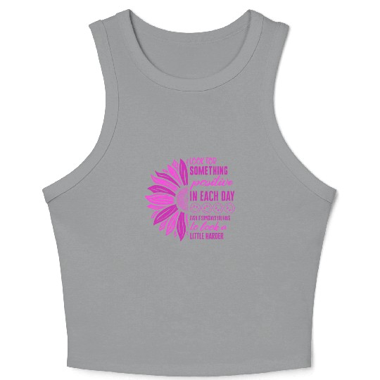 Positivity Crop Tank Top, Look For Something Positive