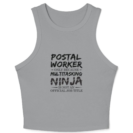 Ninja Postal Worker Crop Tank Top
