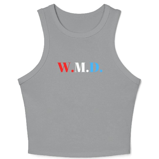 WMD (Red, White and Blue Pro USA version) Crop Tank Top