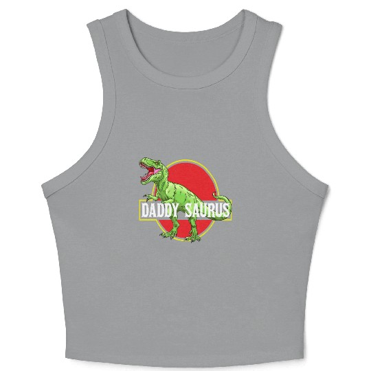 Daddysaurus Papasaurus Crop Tank Top