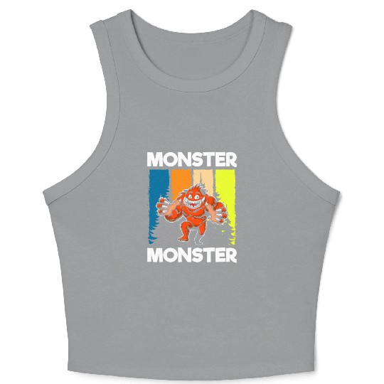 Monster Colorful Big Sister Crop Tank Top