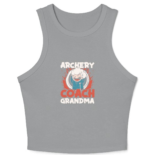 Archery Archer Bowman Crop Tank Top
