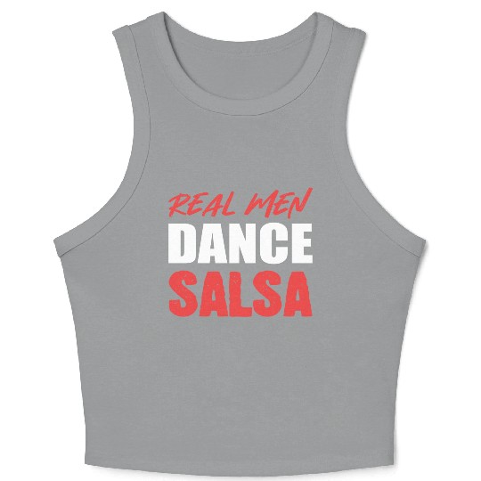 Real Men Dance Choreographer Gift Crop Tank Top