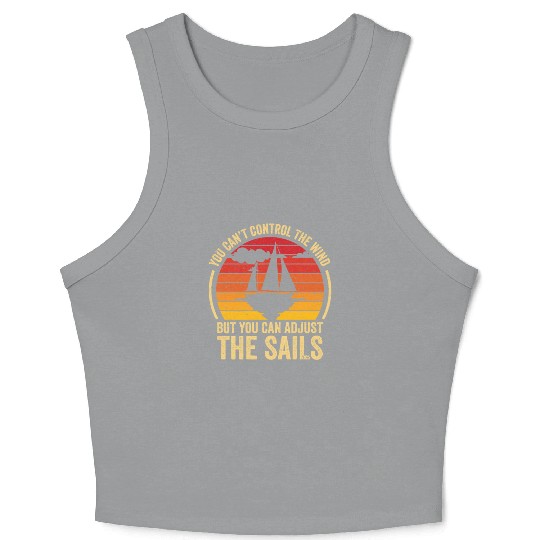 Sailing Boats Boat Kayak Pontoon Boating Captain Crop Tank Top