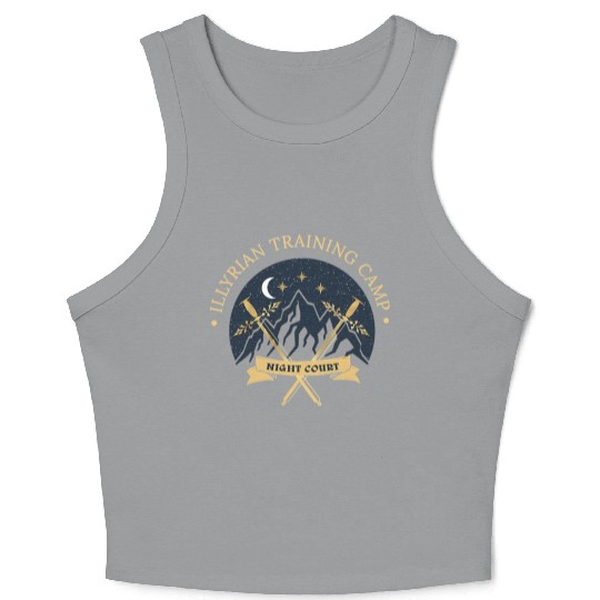 ACOTAR Illyrian Training Camp Camping Lover Crop Tank Top