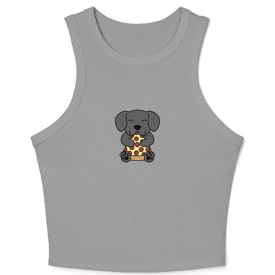 Great Dane Pizza Lover Crop Tank Top