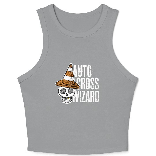 Auto Cross Wizard Crop Tank Top
