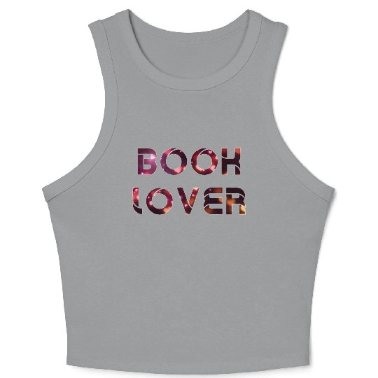 Book lover Crop Tank Top