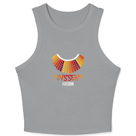 I dissent RBG Crop Tank Top