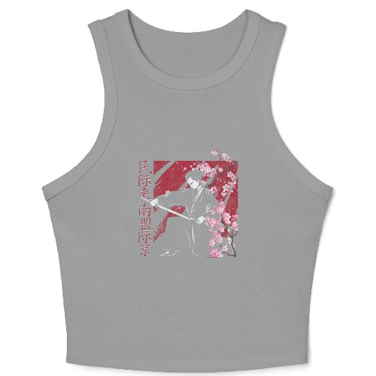 Japan Sakura Crop Tank Top