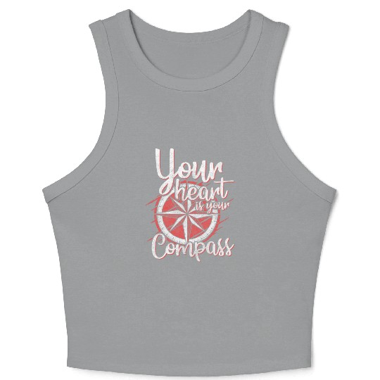 Travel Sailing Ship Sailboat Lifestyle Crop Tank Top