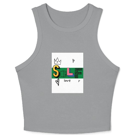 Self Love Crop Tank Top