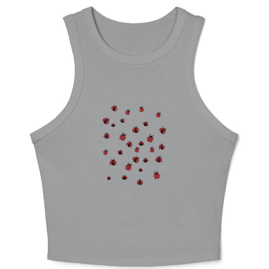 Ladybug or beetle Crop Tank Top
