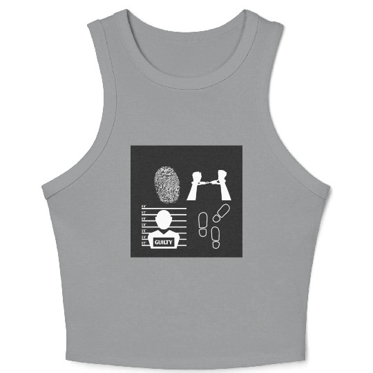 Crime Issues Crop Tank Top