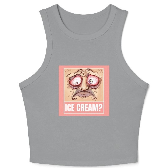 Ice-Cream? Crop Tank Top