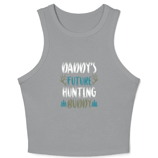Buck Deer Hunting Hunter Kid Crop Tank Top