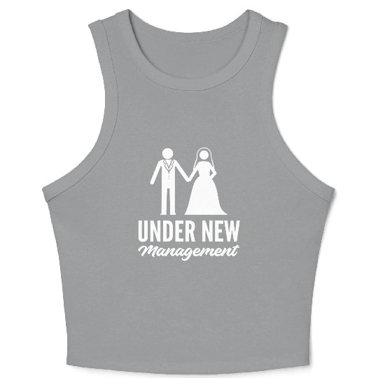 Under New Management Joker Gift Crop Tank Top