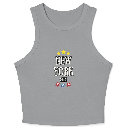New York City Lovers Crop Tank Top