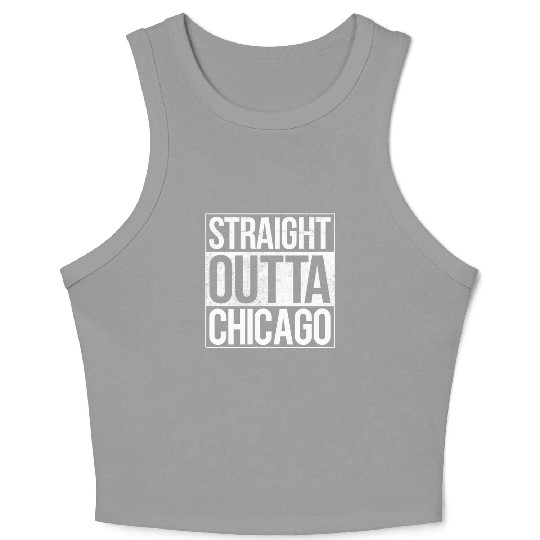 Chicago Straight Outta Chicago Crop Tank Top