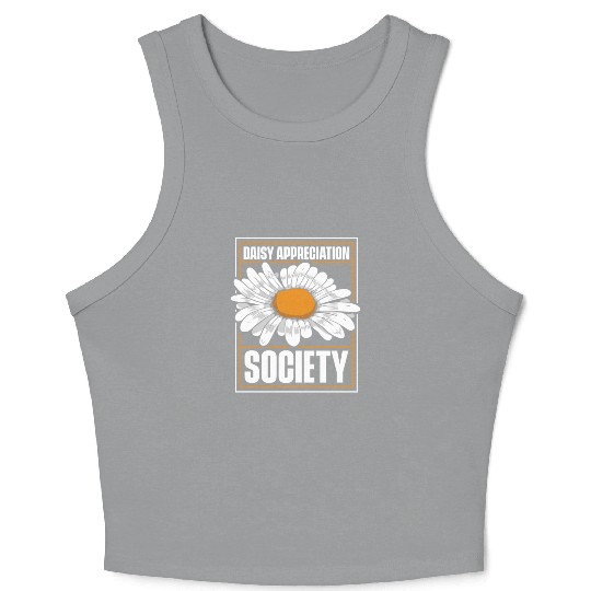 Daisy Garden Gardening Gardener Crop Tank Top