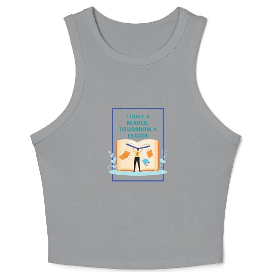 Game Over Back To School Crop Tank Top