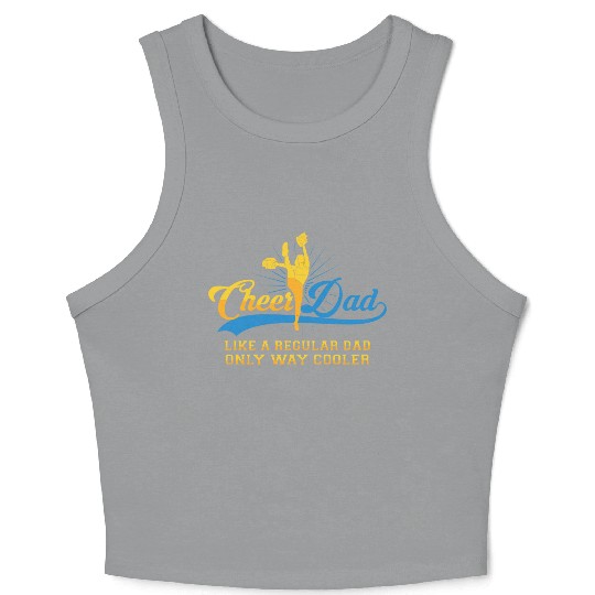 Cheer Dad Cheerleader Daddy T Crop Tank Top