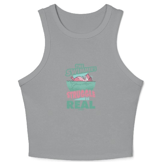 Swimming lifeguard swimming course outdoor pool gi Crop Tank Top