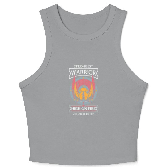 Thor Father Teutons Crop Tank Top