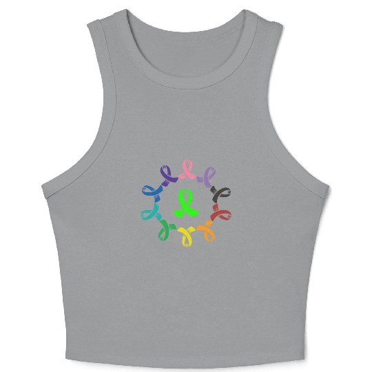 Gastroparesis Awareness Support Squad Cancer Crop Tank Top