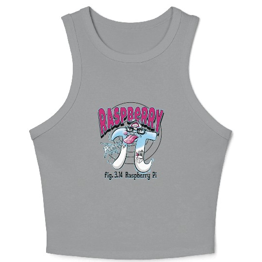 Pi Day Raspberry Pi Crop Tank Top