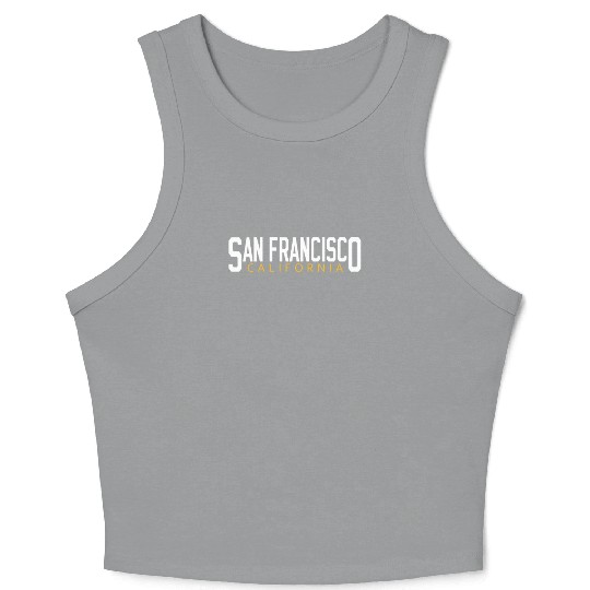 san francisco california Crop Tank Top