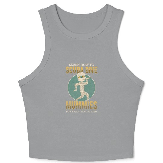 Pharaoh Horror Undead Sphinx Crop Tank Top