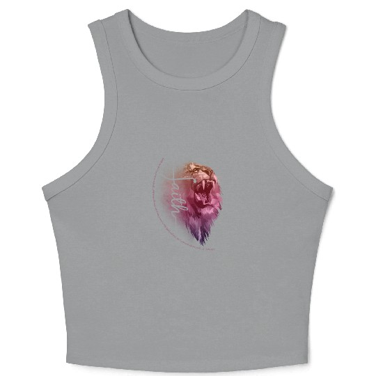 Lion of Juda (clear Faith) Crop Tank Top