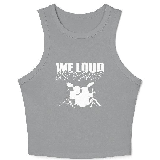 We Loud Musician Gift Crop Tank Top